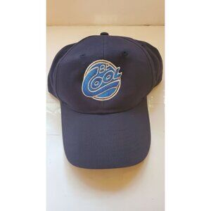 Otto Collection "Be Cool" Embroidered Baseball Cap Adjustable Fit Navy Blue Hat